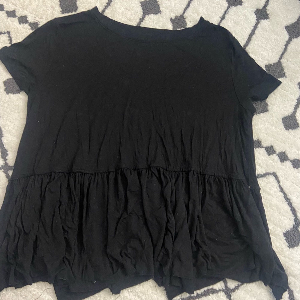 Flowy short sleeve shirt